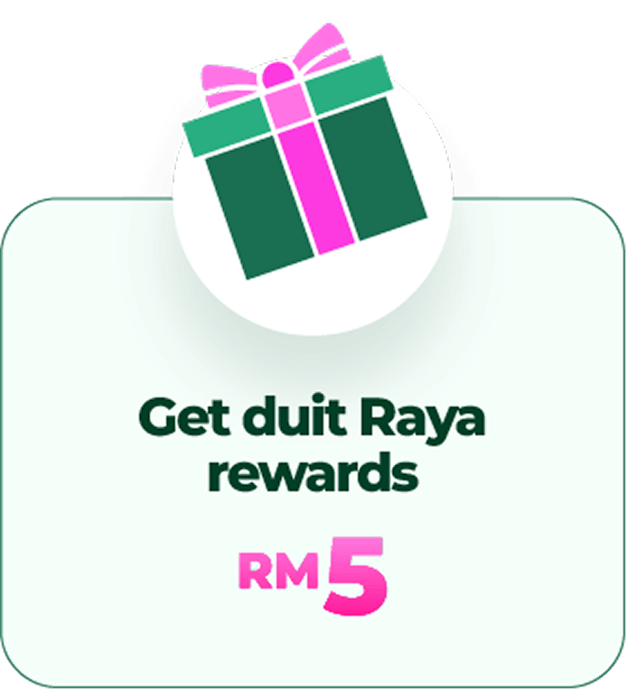 Dapat ganjaran duit Raya